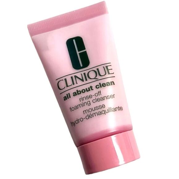 Clinique All About Clean Rinse-Off Foaming Cleanser – Mini 1 oz New - Picture 4 of 9